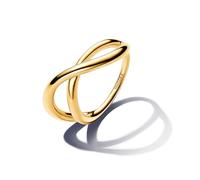 Pandora Anello minimal placcato in oro Shine Essence 163318C00 56 mm