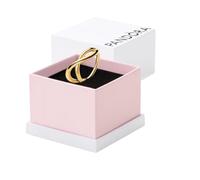 PANDORA Essence Anello con cuore placcato in oro 14k, 48