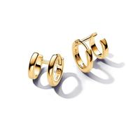 PANDORA Essence Bracciale rigido aperto placcato in oro 14k, 1
