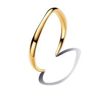 PANDORA Essence Bracciale rigido aperto placcato in oro 14k, 3