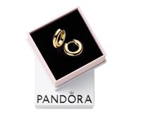 Pandora - Orecchini a cerchio tondi - - Accessories - Donna - Giallo - ONE SIZE