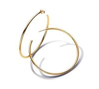 PANDORA Essence Orecchini a cerchio placcati in oro 14k