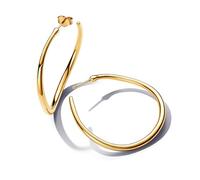 PANDORA Essence Orecchini a cerchio placcati in oro 14k