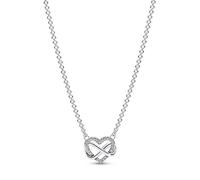COLLANA CUORE INFINITO PIETRE LUMINOSE DONNA PANDORA
