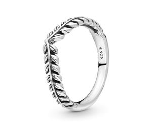PANDORA Garden Anello in argento con spighe di grano, 52