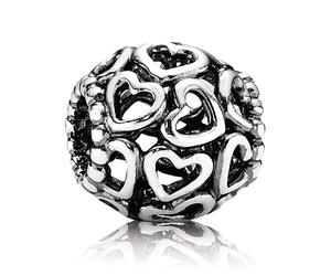 PANDORA Gioielli Argento Charm Apri Il Tuo Cuore 790964