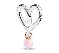 Pandora Gioielli Argento Charm Bicolore Cuore Avvolto 783242C01