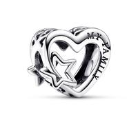 PANDORA Gioielli Argento Charm Famiglia Cuore E Stella 792829C00