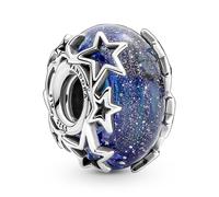 Pandora Gioielli Argento Charm Murano Galassia Blu E Stelle 790015C00