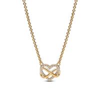 PANDORA Gioielli Collana Da Donna Cuore Infinito Brillante Color Oro 362666C01