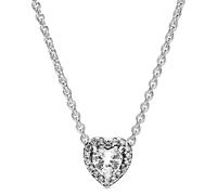 PANDORA Gioielli Collana Donna Argento 925 Elevated Heart 398425C01-45
