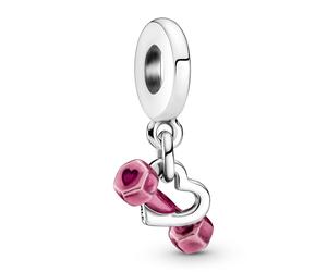 PANDORA Gioiello Argento Charm-Attaccato Pesi E Cuore 799545C01