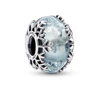 Pandora Gioiello Argento Charm Fiocco Di Neve Blu Invernale 792377C00