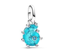 Pandora Gioiello Argento Ciondolo Charm Blu Murano Lumaca Mare 793900C01
