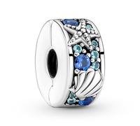 PANDORA Gioiello Argento Clip Stella Marina E Conchiglia 791678C01