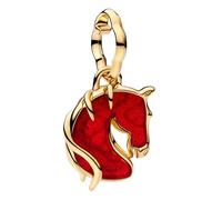 Pandora Gioiello Ciondolo Charm Rosso Feuer-Pferd 764431C01