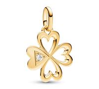 Pandora Gioiello Ciondolo Cuore Vierblättriges Quadrifoglio Oro 763034C01