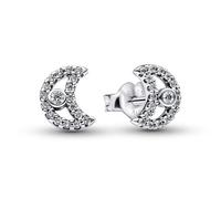 Pandora Gioiello Donna Orecchini Argento Brillante Luna 294257C01