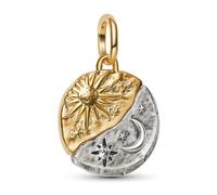 Pandora Gioiello Medaglione Pendente Due Colori Sole E Luna 763977C01