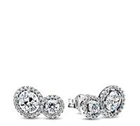 Pandora Halo and Hug Stud Earrings 293774C01 1 UD.