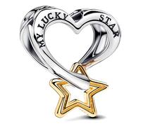 Pandora Heart and Lucky Star Charm 763513C00 1 UD.