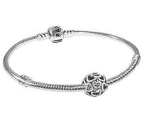 Pandora Hearty 79244 - Bracciale da donna in argento magico, idea regalo elegante per donne alla moda