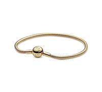PANDORA Icons Bracciale con maglia snake placcato in oro 14k, 16