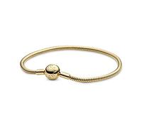 PANDORA Icons Bracciale con maglia snake placcato in oro 14k, 19