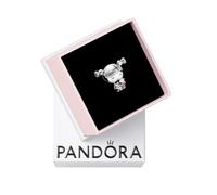 PANDORA Icons Ciondolo con bambina in argento con smalto rosa