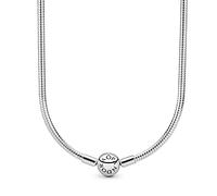 PANDORA Icons Collana in argento con chiusura tonda, 40