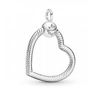 PANDORA Icons Pendente con cuore a forma di O in argento Sterling