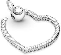 PANDORA Icons Pendente con cuore a forma di O in argento Sterling