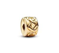 Pandora Knotted Hearts 768035C00 - Charm con clip, misura unica, Oro giallo, Nessuna pietra preziosa