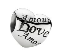 Pandora - Language Of Love Charm - - Accessories - Donna - Grigio - ONE SIZE