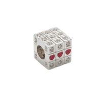 Pandora - Love Cube Charm - - Accessories - Donna - Grigio - ONE SIZE