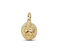 PANDORA Me 763974C01 - Ciondolo a medaglione in argento sterling con lega di metallo placcato oro 14 carati, compatibile con Me e Moments