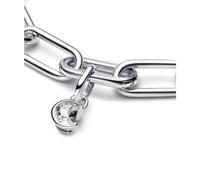 PANDORA ME Medaglia con simbolo dell'infinito in argento 9 con smalto bianco, blu, rosa e viola