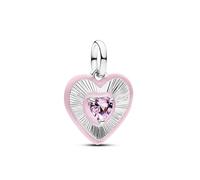 Pandora Charm Medaglione Cuore Rosa Radiante 794409C01