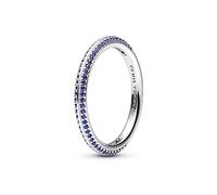 PANDORA ME Anello in argento Sterling con vero cristallo blu, 56