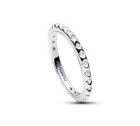 PANDORA ME Anello Pyramids in argento Sterling con borchie e zirconi cubici trasparenti, 62