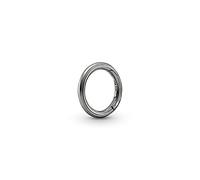 PANDORA ME - Connettore per styling rotondo, in lega metallica rivestita in rutenio, compatibile, 16,5mm, Acciaio inossidabile, Senza Gemme