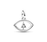 PANDORA ME Medaglione a forma di occhio in argento Sterling con zirconia cubica trasparente