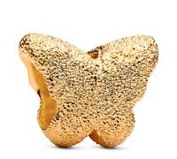 Pandora Mini ciondolo a farfalla con rivestimento in oro 14k testurizzato 764046C00