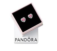 Pandora Moments 298427C02 orecchini a cuore rosa
