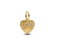 Charm Pendente Cuore Love dorato Pandora