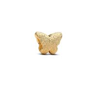 PANDORA Moments 764046C00 - Mini ciondolo a forma di farfalla in argento Sterling placcato oro 14 carati, compatibile Moments