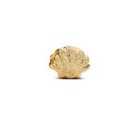 PANDORA Moments 764057C00 Mini breloque structurée en argent sterling avec alliage plaqué or 14 carats Compatible Moments