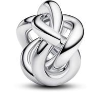 PANDORA Moments 793755C00 - Charm con nodo dell'infinito in argento Sterling, 13,3x12,5x7,7 mm, Argento sterling, Nessuna pietra preziosa