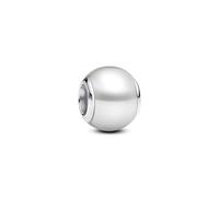 PANDORA Moments 793781C01 Breloque en argent sterling avec perle synthétique Compatible avec les bracelets Moments Blanc, 10,4x10,4x9 mm, Argent sterling, Pas de gemme