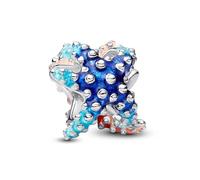 Pandora Moments 793817C01 - Ciondolo a forma di stella marina colorata in argento Sterling, 9,9x8,6x9,4 mm, Argento sterling, Nessuna pietra preziosa